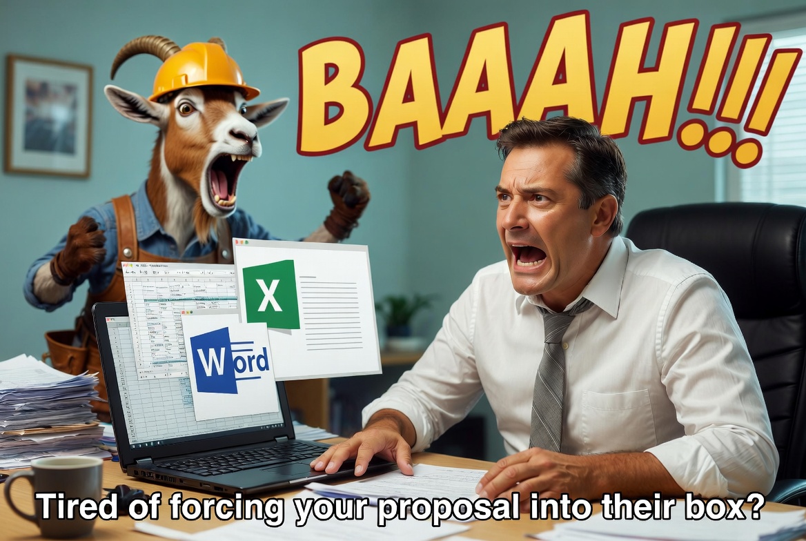 Tired of forcing your proposal into their box?